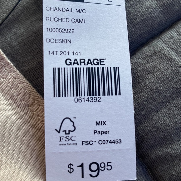 🌻2/$25 GARAGE ⋆ Ruched Strappy Tank - Picture 5 of 5